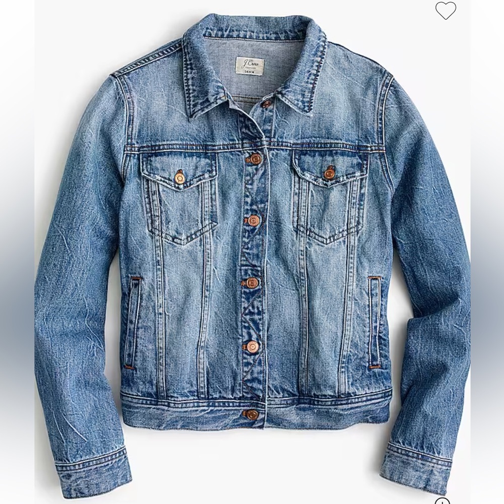 Jcrew Classic Denim Jacket - image 2